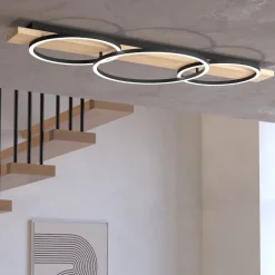 Boyal eglo plafoniera led 3000k 3 luci design