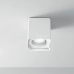 Brick perenz plafoniera da esterno per tetto ip54 bianco gu10
