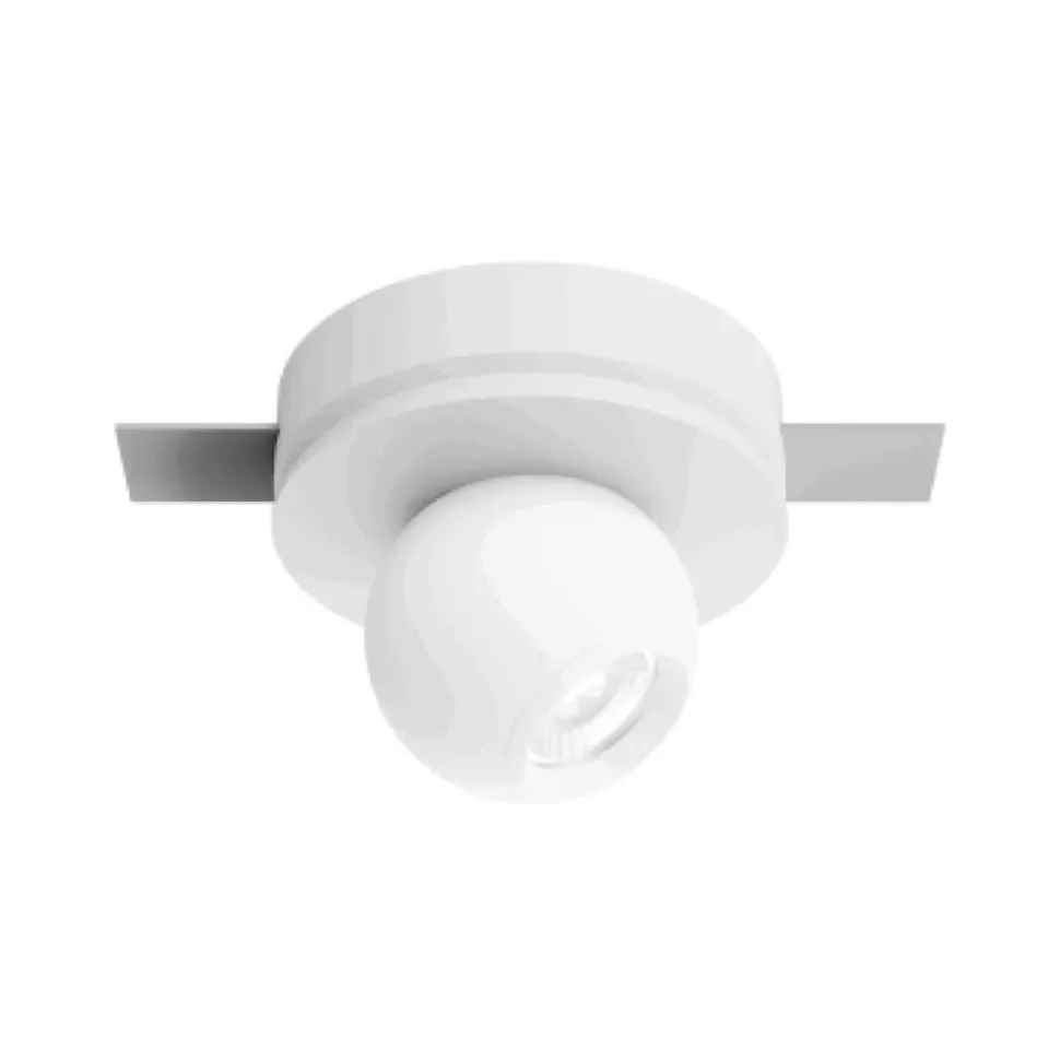 Bubble linea light faretto bianco da incasso ottica 34 led 6w 3000k