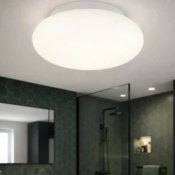 Bubble pl1 plafoniera bagno design rotonda ideal lux