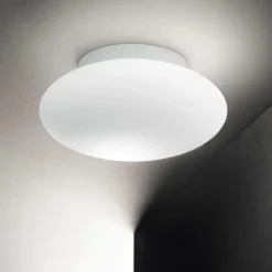 Bubble pl1 plafoniera bagno design rotonda ideal lux