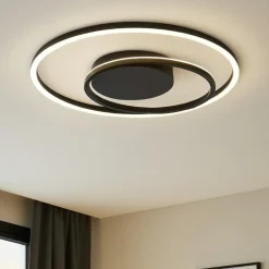 Calagrano z eglo plafoniera moderna rotonda led rgb da 2700k a 6500k smart