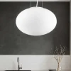 Candy sp1 d40 ideal lux lampadario sfera di vetro bianco