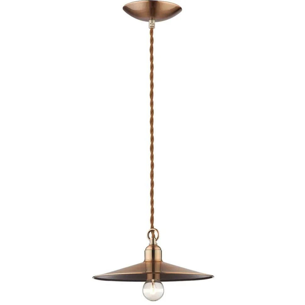 Cantina sp1 ideal lux lampadario per cucina rustico rame