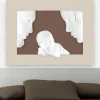 Capezzale bongelli preziosi moderno sacra famiglia nocciola 100x75