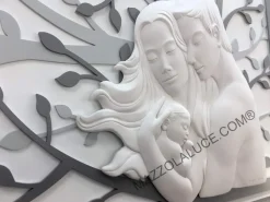 Capezzale bongelli preziosi sacra famiglia 70x48 grigio