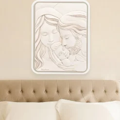 Capezzale capoletto sacra famiglia 45x48 nocciola bongelli preziosi