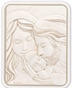 Capezzale capoletto sacra famiglia 45x48 nocciola bongelli preziosi