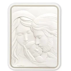 Capezzale capoletto sacra famiglia 45x58 nocciola bongelli preziosi