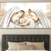 Capezzale capoletto sacra 90x60 famiglia cornice oro