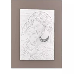 Capezzale capoletto 30x40 sacra famiglia tortora bongelli preziosi