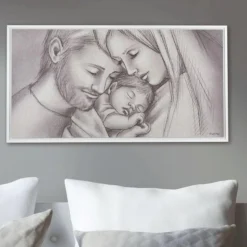Capezzale moderno bongelli preziosi sacra famiglia 80x43