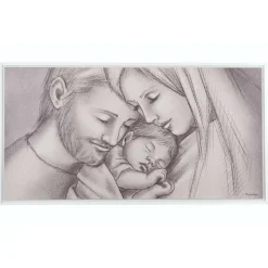 Capezzale moderno bongelli preziosi sacra famiglia 80x43