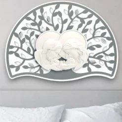Capezzale moderno grigio sacra famiglia 90x65 bongelli preziosi