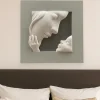 Capezzale moderno maternita 60x60 bongelli preziosi grigio