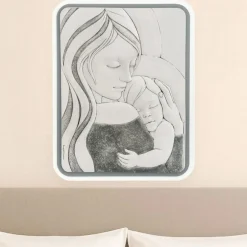 Capezzale moderno maternita grigio 45x58 bongelli preziosi