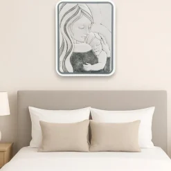 Capezzale moderno maternita grigio 45x58 bongelli preziosi