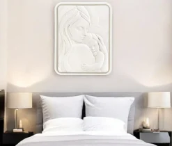 Capezzale moderno maternita nocciola 30x38 bongelli preziosi