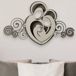 Capezzale moderno sacra famiglia fango avorio per camera da letto