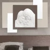 Capezzale moderno 52x34 bongelli preziosi nocciola tortora
