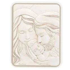 Capezzale moderno 30x38 sacra famiglia nocciola bongelli preziosi