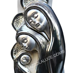 Capezzale sacra famiglia argento avorio classico