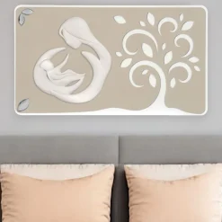 Capezzale sacra famiglia nocciola 105x60 moderno bongelli preziosi