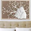 Capezzale sacra famiglia 105x72 moderno nocciola bongelli