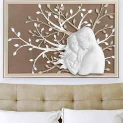 Capezzale sacra famiglia 105x72 moderno nocciola bongelli