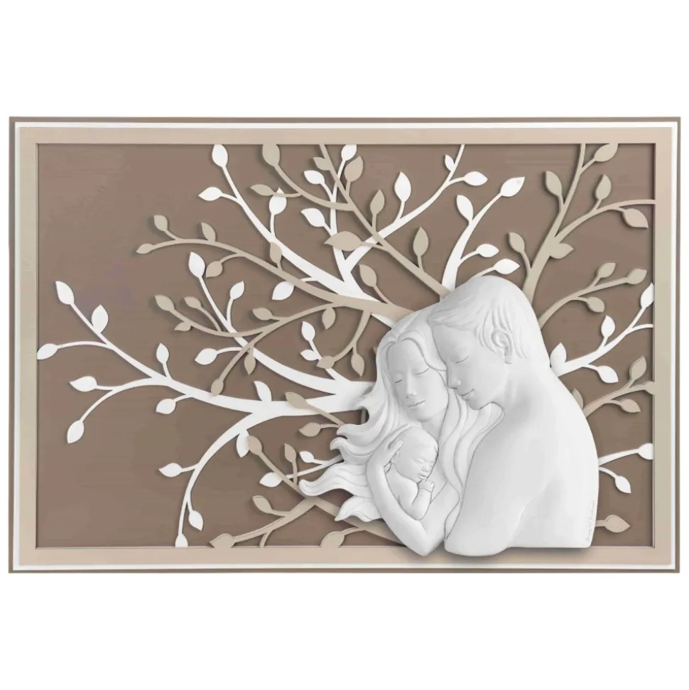 Capezzale sacra famiglia 105x72 moderno nocciola bongelli