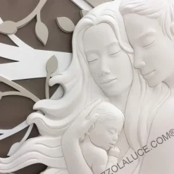 Capezzale sacra famiglia 105x72 moderno nocciola bongelli