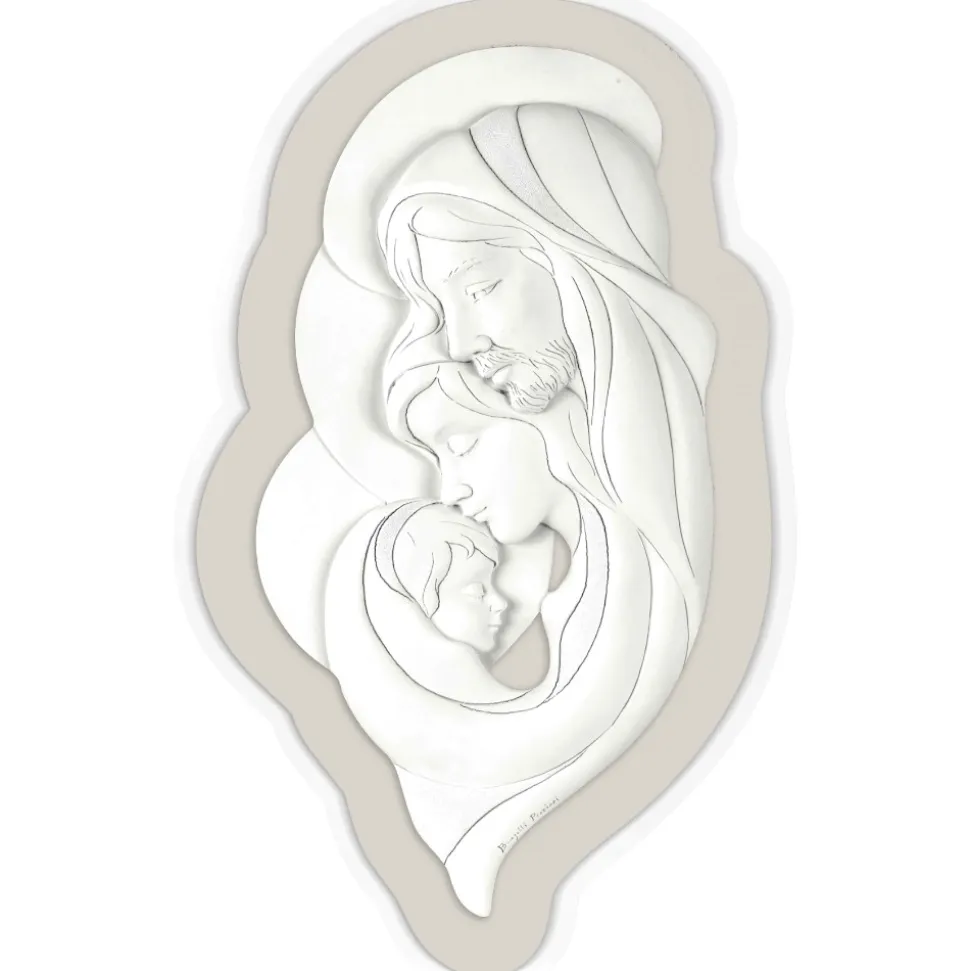 Capezzale sacra famiglia 35x50 nocciola bongelli preziosi