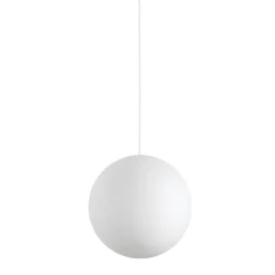 Carta sp1 d60 lampadario moderno sfera bianca effetto carta ideal lux