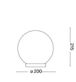 Carta tl1 d20 lampada abat-jour ideal lux bianca per camera da letto
