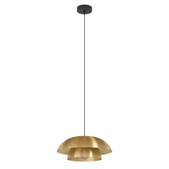 Cenciara eglo lampadario per cucina circolare colore oro