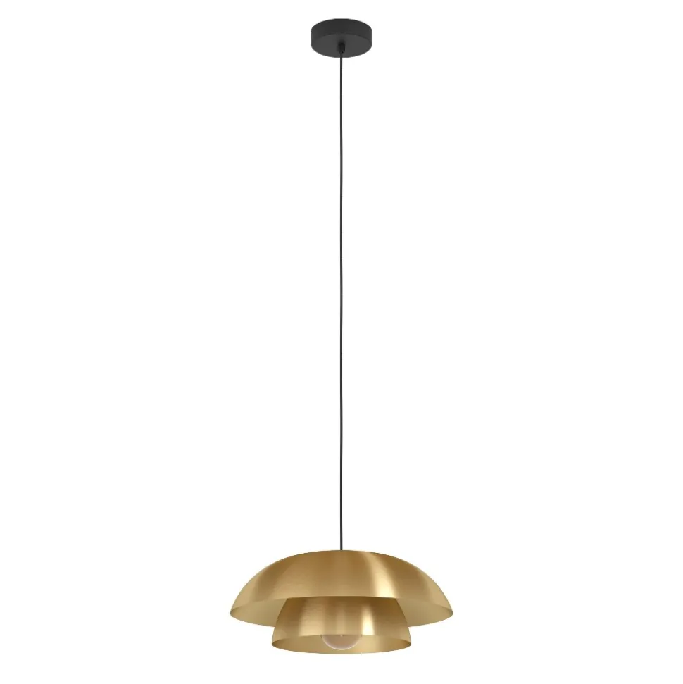 Cenciara eglo lampadario per cucina circolare colore oro