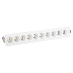 Cestello faretti bianchi da incasso led 20w 3000k isyluce exacta