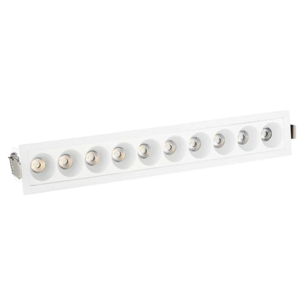 Cestello faretti bianchi da incasso led 20w 3000k isyluce exacta
