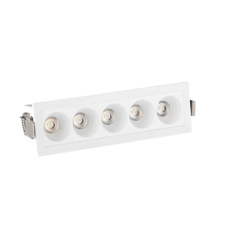 Cestello faretti 10w 3000k da incasso isyluce exacta per controsoffitto
