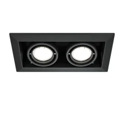 Cestello faretto da incasso soffitto nero maytoni metal modern