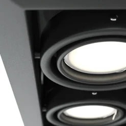 Cestello faretto da incasso soffitto nero maytoni metal modern