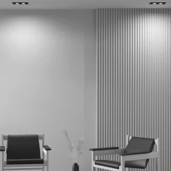 Cestello faretto da incasso soffitto nero maytoni metal modern