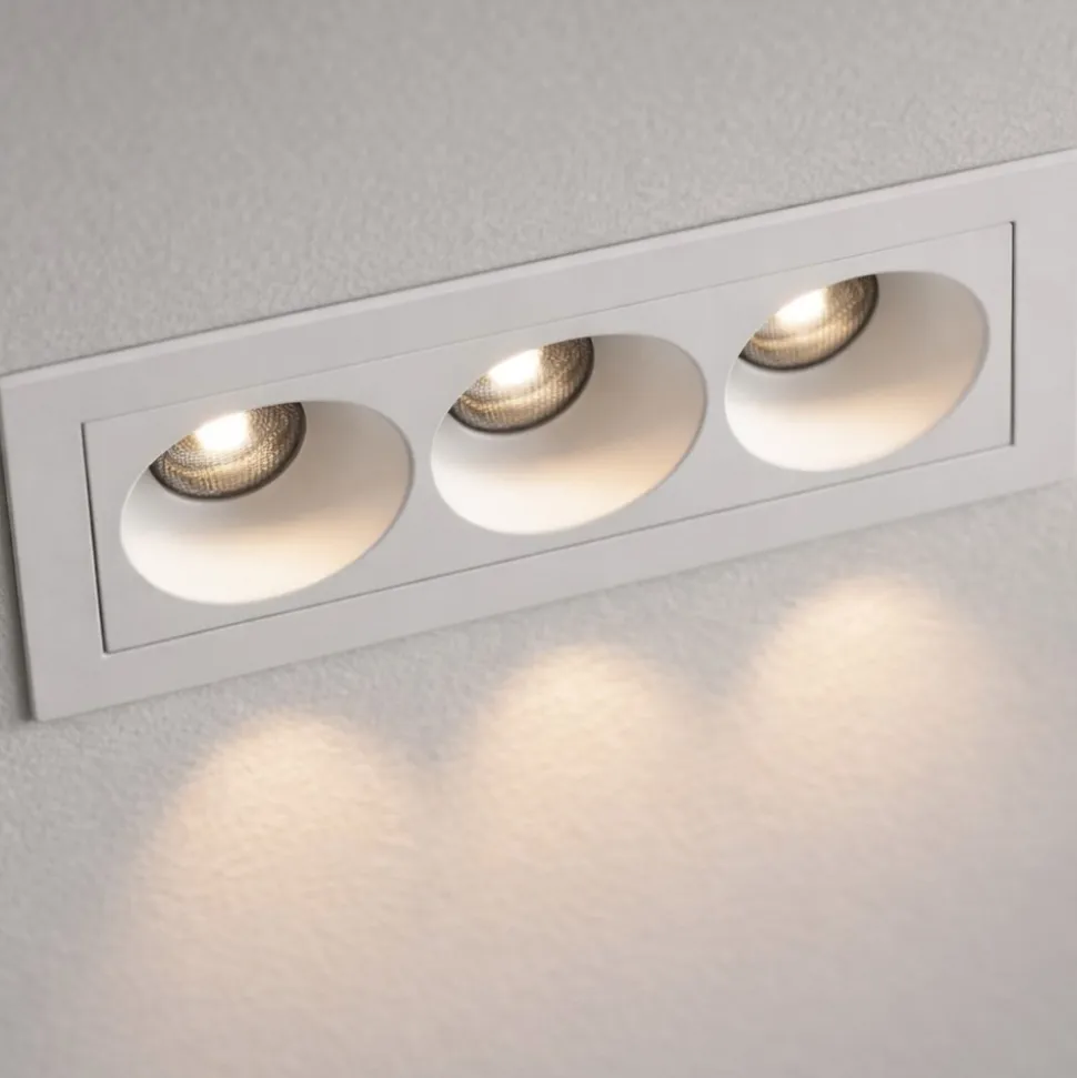 Cestello portafaretti da incasso a led 6w 3000k isyluce exacta