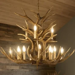 Chalet sp12 ideal lux lampadario