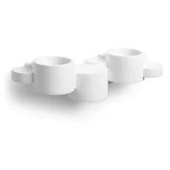 Chio sforzin applique di gesso design moderna bianca