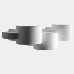 Chio sforzin applique di gesso design moderna bianca