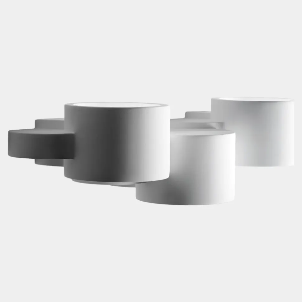 Chio sforzin applique di gesso design moderna bianca