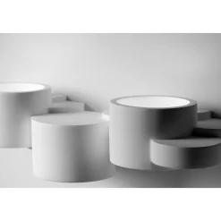 Chio sforzin applique di gesso design moderna bianca