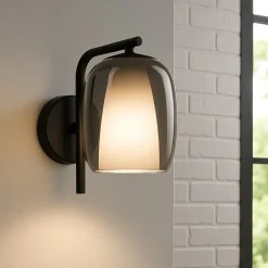 Ciampino eglo applique da parete design elegante in vetro