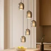 Ciampino eglo lampadario per cucina con portalampada in vetro grigio